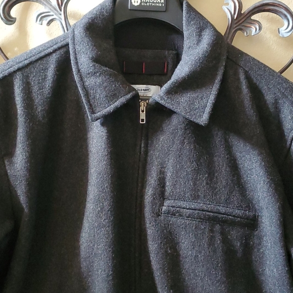 Men's Coat Short Jacket- Dark Gray - Picture 2 of 13